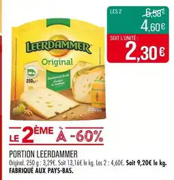 Match PORTION LEERDAMMER offre