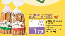 Match FLORELLI Grissini Artigianali offre