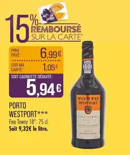 Match Porto Westport offre