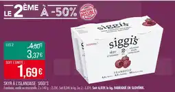 Match SIGGI'S Skyr à l'islandaise offre