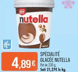 Match NUTELLA Spécialité glacée offre
