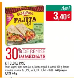 Match Kit Old El Paso offre