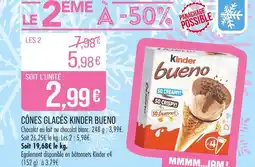 Match KINDER BUENO CÔNES GLACÉS offre