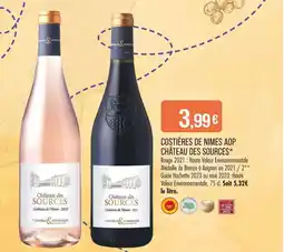 Match Vignobles & Compagnie Costières de Nîmes AOP Château des Sources offre
