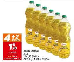 Netto Netto Huile de tournesol offre