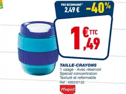Bureau Vallée MAPED Taille-crayons offre