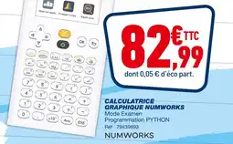 Bureau Vallée NUMWORKS CALCULATRICE GRAPHIQUE offre