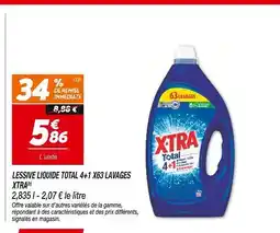 Netto Xtra Lessive liquide total 4+1 x63 lavages(b) offre