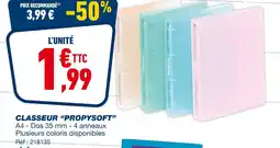 Bureau Vallée Classeur “propysoft” offre