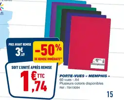 Bureau Vallée Porte-vues offre