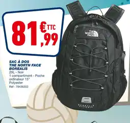 Bureau Vallée THE NORTH FACE Sac à dos Borealis offre