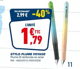 Bureau Vallée Stylo plume voyage offre