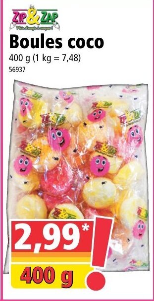 Norma Boules coco offre