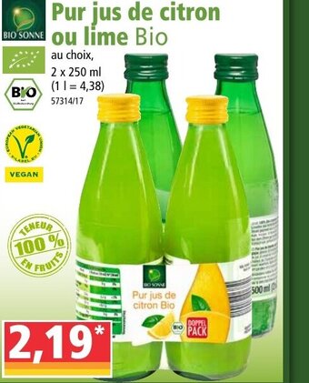 Norma Pur jus de citron offre