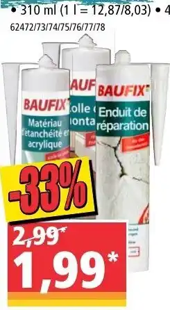 Norma Acrylique, silicone, enduit ou colle offre
