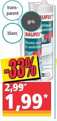 Norma Acrylique, silicone, enduit ou colle offre