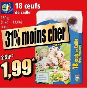Norma 18 œufs offre