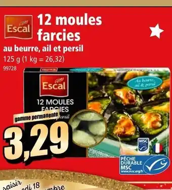 Norma 12 Moules farcies offre