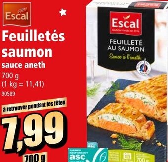 Norma Feuilletés saumon offre