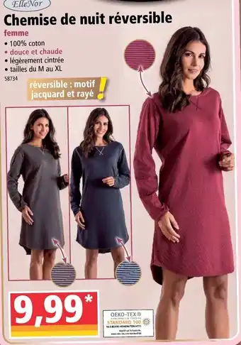 Norma Chemise de nuit réversible offre