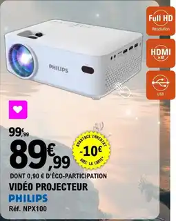 E.Leclerc Vidéo projecteur philips offre
