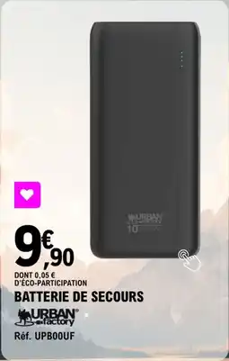 E.Leclerc Batterie de secours offre