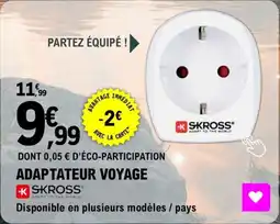 E.Leclerc Adaptateur voyage skross offre