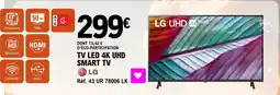 E.Leclerc TV LED 4K UHD Smart TV offre