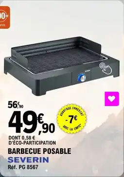 E.Leclerc Barbecue posable severin offre