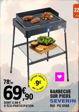 E.Leclerc Barbecue sur pieds severin offre
