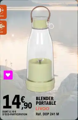E.Leclerc Blender portable livoo offre