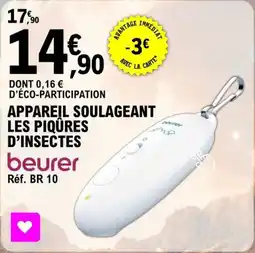 E.Leclerc Appareil soulageant les piqûres d'insectes beurer offre