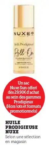 Hyper U Huile prodigieuse offre