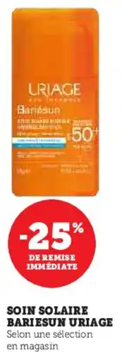 Hyper U Soin solaire bariesun uriage offre