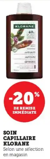 Hyper U Soin capillaire klorane offre
