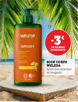 Hyper U Soin corps weleda offre