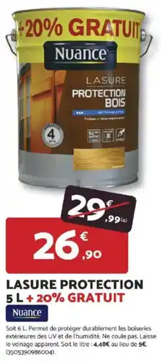 Bricomarché Lasure protection offre
