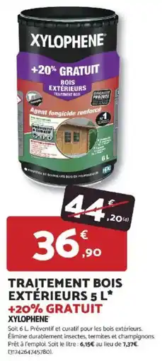 Bricomarché Traitement bois extérieurs offre