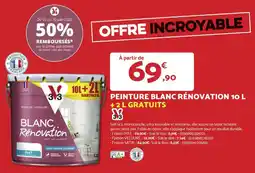 Bricomarché Peinture blanc rénovation offre
