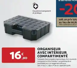 Bricomarché Organiseur avec intérieur compartimenté offre