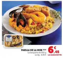 U Express Paella de la mer offre