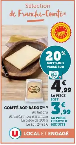 U Express Comté aop badoz offre