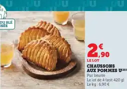 U Express U Chaussons aux pommes offre