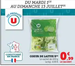 U Express U Coeur de laitue offre