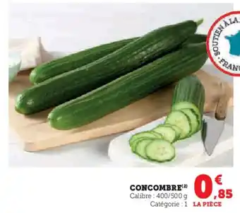 Hyper U Concombre offre