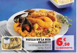 Hyper U Paella de la mer briau offre
