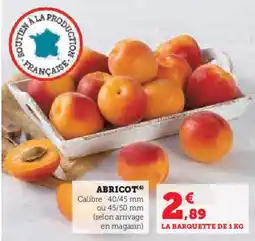 Hyper U Abricot offre