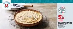 Hyper U U Tarte aux pommes u ou tarte normande 6 parts offre