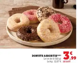 Hyper U Donuts assortis offre