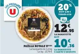 U Express U Paëlla royale offre